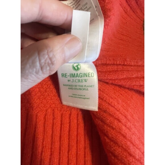 J. Crew Womens Sweater Sz Large Wool Alpaca Blend Preppy Normcore Winter Comfy - Picture 14 of 16